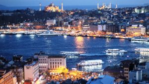 cityscapes night lights Turkey Istanbul citylights cities 1920x1080